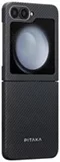 Image Чехол Pitaka MagEZ Case 5 for Galaxy Z Flip6 Black/Grey Twill