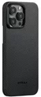 Image Чехол Pitaka MagEZ 4 iPhone 15 Pro Max Black/Grey