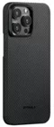 Image Чехол Pitaka MagEZ Case 4 for iPhone 15 Pro Black/Grey Twill 600D