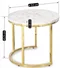 Image Măsuţă de cafea Mebel Elite Olis White Marble/Golden