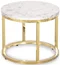 Image Măsuţă de cafea Mebel Elite Olis White Marble/Golden