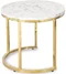 Image Măsuţă de cafea Mebel Elite Olis White Marble/Golden