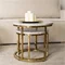 Image Măsuţă de cafea Mebel Elite Olis White Marble/Golden