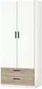 Image Шкаф Modern Andi 80 White/Oak Kraft Gray