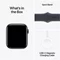 Image Ceas inteligent Apple Watch SE (2024) GPS 40mm MXE93 Midnight Aluminium Case, Midnight Sport Band M/
