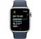 Image Ceas inteligent Apple Watch SE (2024) GPS+LTE 40mm MXGG3 Silver Aluminium Case Denim Sport Band M/L