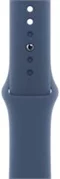 Image Ceas inteligent Apple Watch SE (2024) GPS+LTE 40mm MXGG3 Silver Aluminium Case Denim Sport Band M/L
