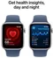 Image Ceas inteligent Apple Watch SE (2024) GPS+LTE 40mm MXGG3 Silver Aluminium Case Denim Sport Band M/L
