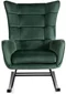 Image Fotoliu balansoar Mebel Elite Jackson Green/Black