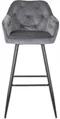 Image Барный стул Mebel Elite Salem Grey/Black