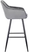 Image Барный стул Mebel Elite Salem Grey/Black