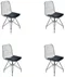 Image Set de bucatarie Prestige Metal chair 70x110cm 1+4 Pine/Black