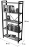 Image Стеллаж Prestige 5 Layer 180x88x34 White/Black