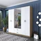 Image Dulap Mirage Meble BA130 6D2S Walnut/White