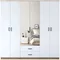 Image Dulap Mirage Meble BA130 6D2S Walnut/White