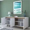 Image Тумба Mirage Meble GD102 White/Miniature Walnut
