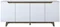 Image Тумба Mirage Meble GD102 White/Miniature Walnut