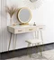 Image Туалетный столик Mebel Elite Sandy Cream/Golden