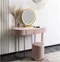 Image Туалетный столик Mebel Elite Ashley Pink/Golden