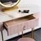 Image Туалетный столик Mebel Elite Ashley Pink/Golden