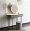 Image Туалетный столик Mebel Elite Sarah Grey/Golden