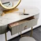 Image Туалетный столик Mebel Elite Sarah Grey/Golden