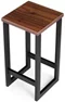 Image Scaun de bar Modern Home PJJBS0025 (Dark Brown/Black)
