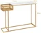 Image Masă consolă Costway JV11081GD Gold/White