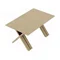 Image Madrid Extendable Table Natural Wood + Wood Legs