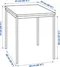 Image Набор стол и стулья IKEA Sandsberg/Adde 67x67см 1+2 Черный