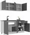 Image Кухня Haaus Ronda 1.5м (Anthracite/White)