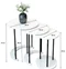 Image Набор журнальных столиков Prestige WH 50/40/30 3 pcs (White/Black)