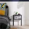 Image Noptiera Ikea Knarrevik cu raft 37x28 (Negru)