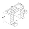 Image Masa de toaleta Mirage Meble BJ105 (White)