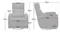 Image Gaming Sofa Cougar Fidom Gray/Orange