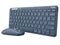 Image Клавиатура + мышь Trust Lyra Multi-Device Compact, Blue