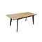 Image Pаздвижной стол Ori Natural + Black legs