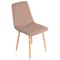Image Комплект для кухни Evelin DT 405-1 + 4 стула XR-154 WO  Light Beige 8 (velur)