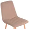 Image Комплект для кухни Evelin DT 405-1 + 4 стула XR-154 WO  Light Beige 8 (velur)