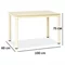 Image Стол Signal Galant 100x60 (Cream)