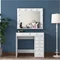 Image Туалетный столик Mirage Meble BJ117 White