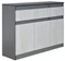 Image Тумба Modern Komfi 120 (Slate Gray/Craft Oak White)
