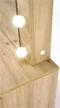 Image Туалетный столик с подсветкой Halmar Hollywood, Artisan Oak
