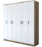 Image Шкаф Mirage Meble BA114 S 6D, Walnut/White