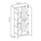 Image Шкаф Prime Furniture Eden 3 SZ2DE 104.8, White