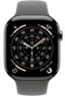Image Apple Watch Series 11 GPS + LTE 46mm MFCX4 Natural Titanium Case Stone Grey Sport Band M/L