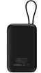 Image Внешний аккумулятор CANYON OnPower 101 built-in cable 10000 mAh, Black