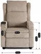 Image Fotoliu recliner Mebel Elite Spencer, Beige