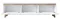 Image Тумба РТВ Mirage Meble D1, White/Light Walnut