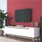 Image Тумба РТВ Mirage Meble D1, White/Light Walnut